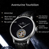 Sea-Gull Vast Star River Series Tourbillon Manual Wind Watch 42mm Black/Silver