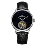 Sea-Gull Vast Star River Series Tourbillon Manual Wind Watch 42mm Black/Silver