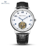 Sea-Gull Heritage Series Tourbillon Manual Wind Watch 42mm White Leather