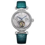 Sea-Gull Artist Series Filigree Tourbillon Manual Wind Watch 39mm Leather
