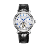 Sea-Gull Heritage Series Tourbillon Calendar Energy Indicator Manual Wind Watch 40mm White