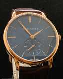 SeaGull manual wind, Ultra thin case, Blue dial with seconds subdial 519.32.6020