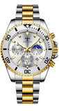 Luxury Unisex watch multifunctional watch 43mm with Japanese quartz movement.