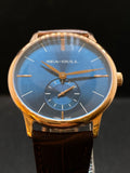 SeaGull manual wind, Ultra thin case, Blue dial with seconds subdial 519.32.6020