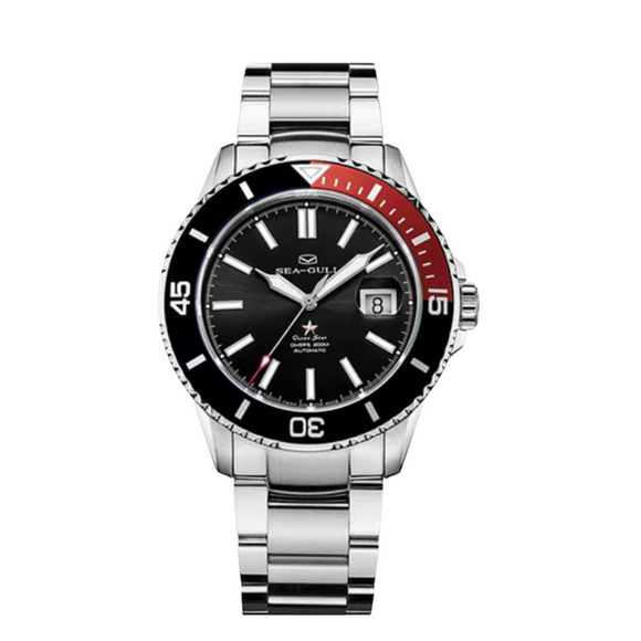SEA GULL official Ocean Star 200m with date complication. 43.5mm