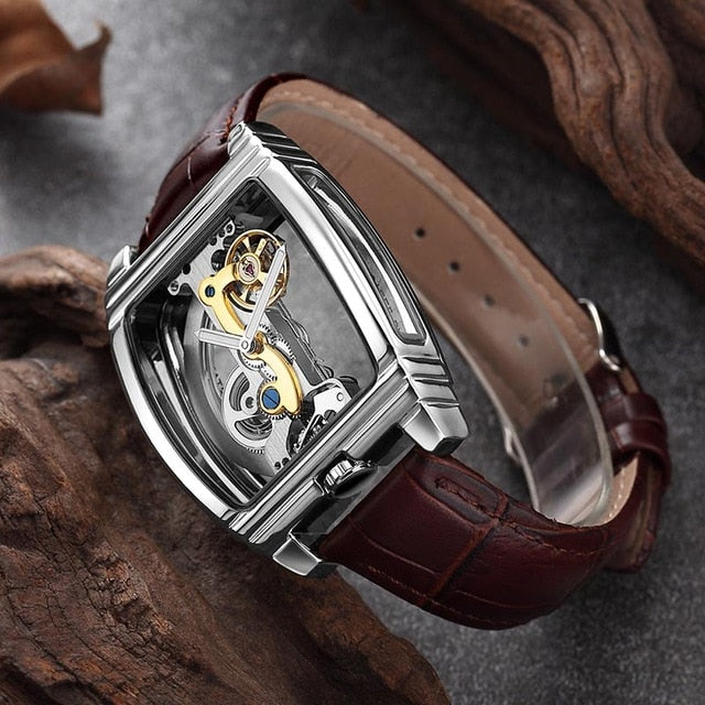 SHENHUA Automatic Skeleton Wristwatch with Tourbillon style design FAIOKI