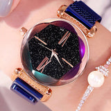 Beautiful Watch with the night sky on your wrist !