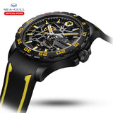 Sea-Gull Automatic Mechanical watch with Skeleton dial. Model: 815.92.1877HK