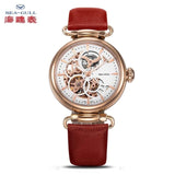 Seagull ladies automatic mechanical watch with skeleton dial Model :811.11.6002L Caliber: ST16