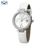 Seagull Beautiful Automatic  Women's Watch with 12,3,6,9 hour index and diamante bezel and lug. Calibre ST2130 Model 719.752